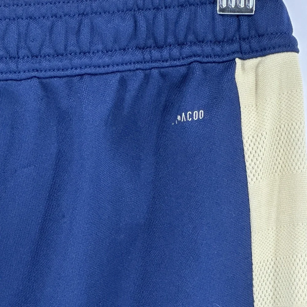 adidas men's Navy Regular Tapered Track Pants Size M Notre Dame Colors